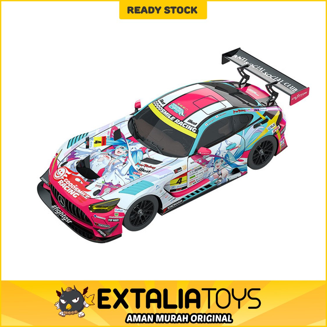 GSC GOOD SMILE HATSUNE MIKU AMG 2024 SEASON OPENING VER. 1/64 SCALE GSC GOOD SMILE HATSUNE MIKU AMG 2024 SEASON OPENING VER. 1/64 SCALE